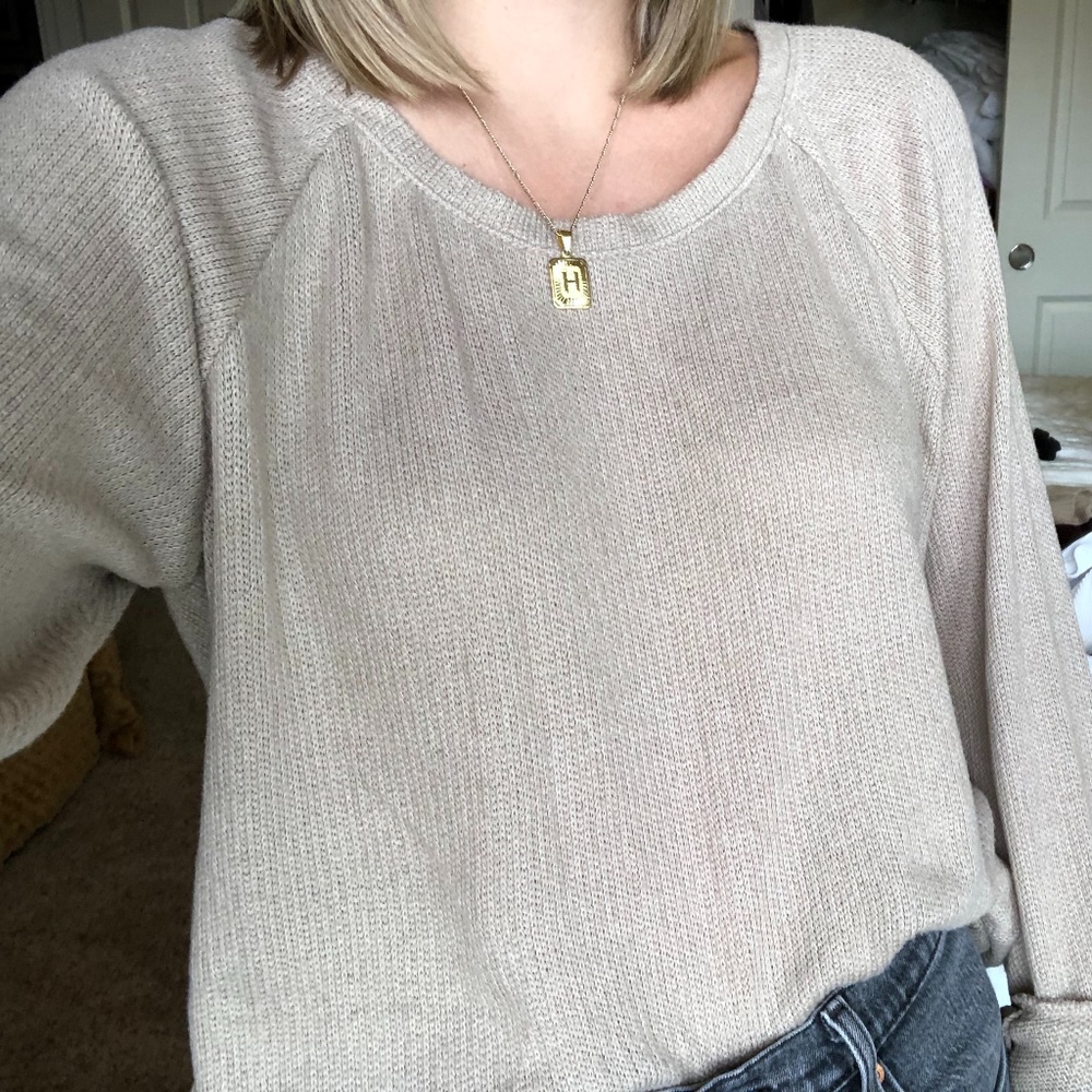 Knitted Long Sleeve Sweater